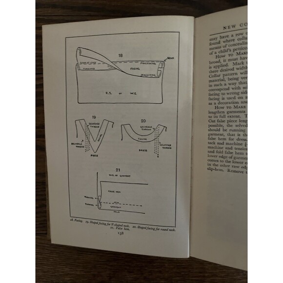 Vintage The Big Book Of Needlecraft Oldhams Press Clothes Making Collars Tassels - Picture 3 of 4